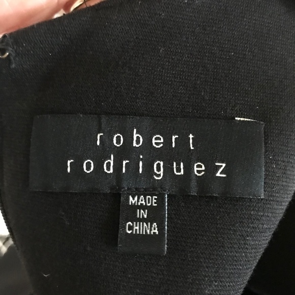 Robert Rodriguez scoop neck knee length lined sheath dress‎ size 2 black - Picture 8 of 8